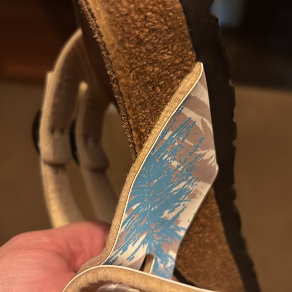 Birki's By Birkenstock Tropical Leather Gizeh T Strap Thong Sandal SZ 39/8.5 - Picture 6 of 6